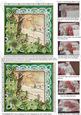 Winter Tale Green Poinsettia 5inch 3D Paper Weaving Sheet