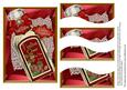 Festive Cheer Bottle Red 7x5in Swirvey Top Bottom Stacker