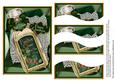 Festive Cheer Bottle Green 7x5in Swirvey Top Bottom Stacker