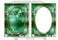 Dark Green Metallic Snowflake 7x5 Shaker Frame and Base