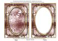 Dusky Pink Metallic Snowflake 7x5 Shaker Frame and Base