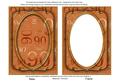Burnt Orange 90th Birthday 7x5in Shaker Frame and Base