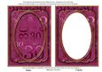 Cerise 30th Birthday 7x5in Ornate Shaker Frame and Base