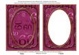 Cerise 60th Birthday 7x5in Ornate Shaker Frame and Base