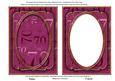 Cerise 70th Birthday 7x5in Ornate Shaker Frame and Base