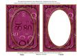 Cerise 80th Birthday 7x5in Ornate Shaker Frame and Base