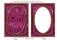Cerise 90th Birthday 7x5in Ornate Shaker Frame and Base