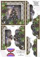 My Tree Black Poinsettia 5in Scallop Top Bottom Stacker