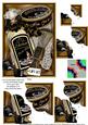 Mens Shaving 80th Gift Set 7x5in Scallop Corner Stacker