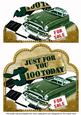 Vintage Green Car 100 Today Giant 8in Scallop Bottom Stacker