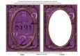 Purple 21st Birthday 7x5in Shaker Frame and Base