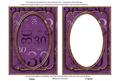 Purple 30th Birthday 7x5in Shaker Frame and Base
