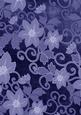 Blue All Over Floral A4 Backing Paper