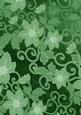 Mid Green All Over Floral A4 Backing Paper