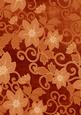 Burnt Orange All Over Floral A4 Backing Paper
