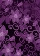 Purple All Over Floral A4 Backing Paper