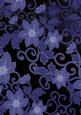 Dark Blue All Over Floral A4 Backing Paper