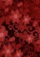 Dark Red All Over Floral A4 Backing Paper