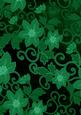 Dark Green All Over Floral A4 Backing Paper
