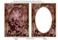 Dusky Pink All Over Floral 7x5in Shaker Frame and Base