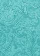 Teal Vintage Calico Swirl A4 Backing Paper