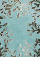 Dusky Teal Coloured Silver Swirls A4 Backing Paper