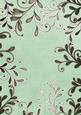Mint Green Coloured Silver Swirls A4 Backing Paper