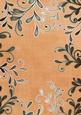 Burnt Orange Coloured Silver Swirls A4 Backing Paper