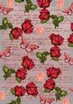 Dusky Pink Rose Vintage Stamp A4 Backing Paper