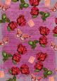 Cerise Rose Vintage Stamp A4 Backing Paper