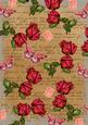 Vintage Tea Rose Vintage Stamp A4 Backing Paper