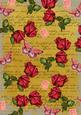 Gold Rose Vintage Stamp A4 Backing Paper