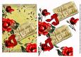 Red Rose Postcard Lemon 21 Today Tag Step by Step Sheet