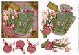 Freesias Perfume 100th Birthday Step by Step Decoupage Sheet