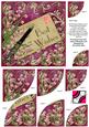 Lily of the Valley Pink Best Wishes 6in Duo Corner Stacker