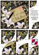 White Lily Black for My Mother 6in Duo Corner Stacker