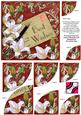 White Lily Red Best Wishes 6in Duo Corner Stacker