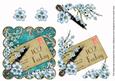 Blue Blossom 102 Today Scallop Postcard Step by Step