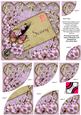 Lilac Blossom Sorry Postcard 6in Duo Corner Stacker