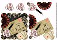 Black Roulette 70 Today Scallop Postcard Step by Step