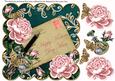 Pink Rose Petrol 2 Mothers Day Mam 8in Decoupage Topper