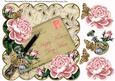 Pink Rose Cream 2 Mothers Day Mam 8in Decoupage Topper