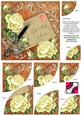 Lemon Roses Burnt Get Well Soon 6in Duo Corner Stacker