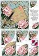 Pink Roses Dteal Mothers Day Mam 6in Duo Corner Stacker
