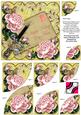 Pink Roses Lemon Mothers Day Mam 6in Duo Corner Stacker