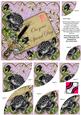 Black Roses Lilac on Your Special Day 6in Duo Corner Stacker