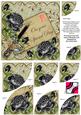 Black Roses Olive on Your Special Day 6in Duo Corner Stacker