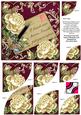 Cream Roses Hpink If Friends Were - 6in Duo Corner Stacker