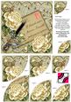 Cream Roses Olive If Friends Were - 6in Duo Corner Stacker