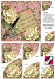 Cream Roses Pink If Friends Were - 6in Duo Corner Stacker